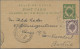 Malayan States - Kedah: 1923, Postal Stationery Card 1c, Uprated 3c, Used To Vie - Kedah