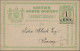 North Borneo - Postal Stationery: 1892 P/s Card 1c. On 8c. With Overprint Variet - Sonstige - Asien