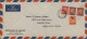 Bahrain: 1942/1950 Four Air Mail Covers With Different Frankings Of Indian Resp. - Bahrain (1965-...)