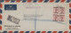 Bahrain: 1942/1950 Four Air Mail Covers With Different Frankings Of Indian Resp. - Bahrain (1965-...)