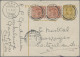 Ceylon / Sri Lanka: 1903/1937 Group Of 9 Covers, One Wrapper And A Postal Statio - Sri Lanka (Ceylon) (1948-...)