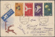 Delcampe - Israel: 1948/1990 (approx.), Collection Of Approx. 500 Covers And FDCs In Five C - Lettres & Documents