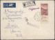 Israel: 1949/1959, Holding Of Apprx 210 Covers/cards/used Stationeries, Comprisi - Cartas & Documentos