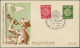 Israel: 1949/1959, Holding Of Apprx 210 Covers/cards/used Stationeries, Comprisi - Lettres & Documents