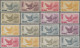 Japan: 1929/1961, Stock Of Airmail Stamps, Lake Ashi To Great Buddha, Majority U - Autres & Non Classés