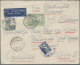 Delcampe - Dutch India: 1922-32: Group Of 11 Covers To Austria, With A Wide Range Of Postma - Indie Olandesi