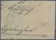 Bayern - Marken Und Briefe: 1849, 1 Kreuzer Schwarz, Platte 1 Auf Briefstück Mit - Sonstige & Ohne Zuordnung
