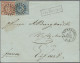 Bayern - Marken Und Briefe: 1849, 3 Kr. Blau, Platte 1 Zusammen Mit 6 Kr. Braun, - Other & Unclassified