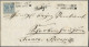 Bayern - Marken Und Briefe: 1849, 3 Kr. Blau, Platte 1, übergehend Entwertet Mit - Autres & Non Classés