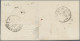 Bayern - Marken Und Briefe: 1849, 3 Kr. Blau, Platte 1, Unten Mit Doppelter Tren - Autres & Non Classés