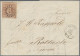 Bayern - Marken Und Briefe: 1849, 6 Kr. Braun, Typ I, Oben Mit Doppelten Trennun - Other & Unclassified