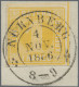 Bayern - Marken Und Briefe: 1862, 1 Kr. Gelb, Plattentyp II (runde Ecken), überg - Autres & Non Classés