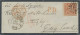Bayern - Marken Und Briefe: 1862, 18 Kr. In Seltener B-Farbe Orangerot Mit Offen - Autres & Non Classés