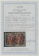 Deutsches Reich - Germania: 1900 "REICHSPOST" 5 M. Grünschwarz/rot In Type I, Ge - Gebruikt