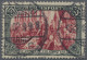 Deutsches Reich - Germania: 1900 "REICHSPOST" 5 M. Grünschwarz/rot In Type III ( - Oblitérés