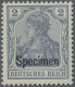 Deutsches Reich - Germania: 1902 Satz Germania Von 2 Pf. Bis 80 Pf. Je Mit Aufdr - Neufs