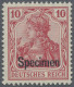 Deutsches Reich - Germania: 1909 Kompletter Satz Von 10 Werten Im Friedensdruck - Unused Stamps