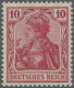 Deutsches Reich - Germania: 1905-13 Germania, Kompletter Satz Von 11 Werten (von - Neufs