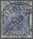 Deutsche Post In China: 1901 20 (Pf) Lilaultramarin Mit Handstempelaufdruck "Chi - Chine (bureaux)
