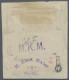 Deutsche Post In China: 1901 50 (Pf) Dunkelbräunlichlila/rotschwarz Auf Mattbrau - China (kantoren)