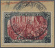Deutsche Post In Der Türkei: 1900 25 PIA Auf 5 M. Grünschwarz/bräunlichkarmin Mi - Turkse Rijk (kantoren)