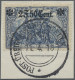 Deutsche Besetzung I. WK: Etappengebiet West: 1916 "2 F 50 C" Auf 2 M. Schwärzli - Occupation 1914-18