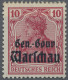 Deutsche Besetzung I. WK: Deutsche Post In Polen: 1916 - Druckprobe Der Reichsdr - Occupation 1914-18