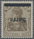 Deutsche Abstimmungsgebiete: Saargebiet: 1920 Sieben Werte Mit KOPFSTEHENDEM AUF - Neufs
