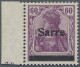 Deutsche Abstimmungsgebiete: Saargebiet: 1920 60 (Pf) ROTLILA Mit Aufdruck In Ty - Unused Stamps