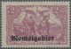 Memel: 1920 2,50 M. Rosalila, Tadellos Postfrisch, Sign. Dr. Petersen BPP Und Ri - Memel (Klaipeda) 1923