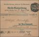 Deutsches Reich - Privatpost (Stadtpost): 1897, DORTMUND/Courier, Geld-Anweisung - Postes Privées & Locales