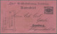 Deutsches Reich - Privatpost (Stadtpost): 1898, HAMBURG/Cito, GA-Kartenbrief Cit - Postes Privées & Locales