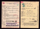 DDFF 562 -- AUDENAERDE B Et C - 2 X Carte De Caisse D'Epargne Postale/Postspaarkaskaart 1930/1931 - Petites Griffes - Franchise