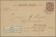 Deutsches Reich - Privatpost (Stadtpost): 1893, LEIPZIG, Courier HB, GA-Karte De - Postes Privées & Locales