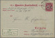 Deutsches Reich - Privatpost (Stadtpost): 1893, LEIPZIG, Courier HB, GA-Karte De - Privatpost