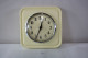 C296 Ancienne Horloge De Cuisine Vintage Blanche - Administration - Luminaires & Lustres