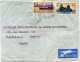 NOUVELLE-CALEDONIE LETTRE PAR AVION DEPART NOUMEA 21-11-1951 POUR LA FRANCE - Cartas & Documentos