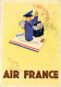 Air France - Cartolina Della Compagnia Spedita A Tariffa Ridotta - Storia Postale (Posta Aerea)