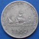 ITALY - Silver 500 Lire 1964 R "Columbus' Ships" KM# 98 Republic Lira Coinage (1946-2002) - Edelweiss Coins - 500 Lire