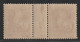 INDOCHINE - Timbres Taxe - MILLESIMES N°43 ** (1922) Dragon D'Angkor: 1pi Violet-brun - Strafport