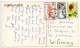 St. Vincent & The Grenadines 1986 Postcard Map Of The Grenadines Islands; Mix Of Stamps, Bequia Postmarks - Saint-Vincent-et-les Grenadines