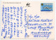 Netherland Antilles 1995 Postcard Willemstad, Curaçao - St. Anna Bay; 1g. Saba Govt. Building Stamp - Curaçao