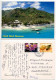 French Polynesia 1992 Postcard Club Med Moorea; Coral & Seashell Stamps; Papetoai Moorea Postmark - Polinesia Francesa