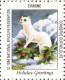 Delcampe - Rabbit Wolf Cardinal Raccoon Ermine Bird CHRISTMAS National Wildlife Federation NWF LABEL CINDERELLA VIGNETTE 1994 USA - Ohne Zuordnung