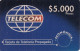 COLOMBIA - Telecom Prepaid Card $5000(plastic), Used - Colombie