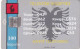 ALBANIA - Telecom Shqiptar 100 Units(reverse BKT Bank), Tirage 20000, 07/96, Used - Albania