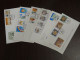 Cyprus 1994 Official Year Set FDC VF - Lettres & Documents