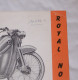 DEPLIANT PUB PUBLICITAIRE ROYAL NORD LE CYCLOMOTEUR CYCLO MOTEUR SCOOTERISE TYPE AMBASSADEUR, SCOOTER, SUPERLUXE 1959 - Motos