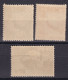 Japon, 1949  Y&T. 429, 430, 432, MH. - Unused Stamps