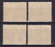 Japon, 1949 Y&T. 438 / 441, MH. - Unused Stamps
